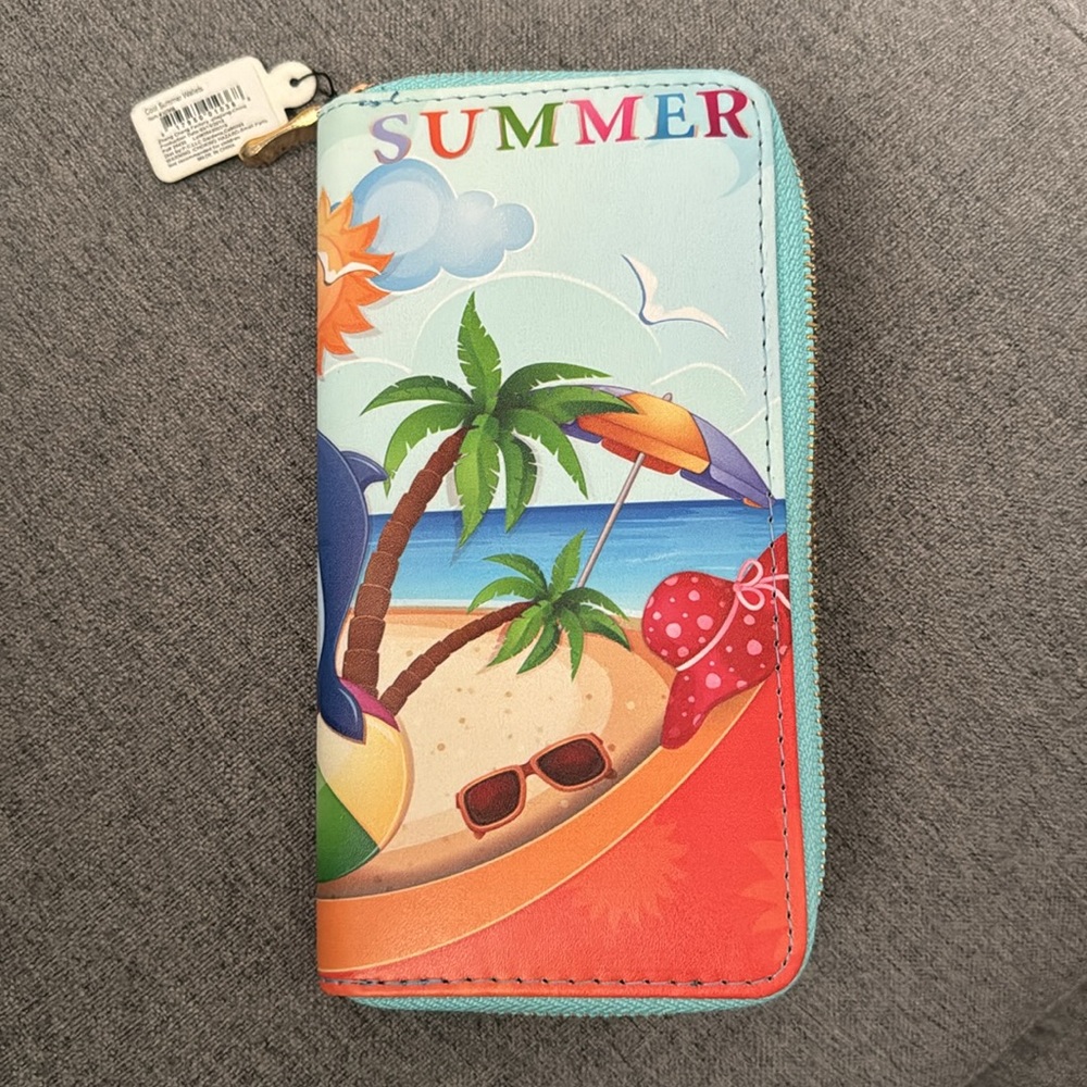 Non branded • Continental “Summer” Wallet